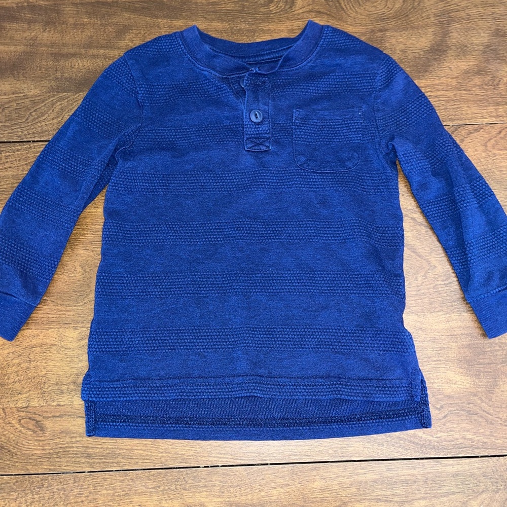 Cat & Jack Blue Long Sleeve Tee